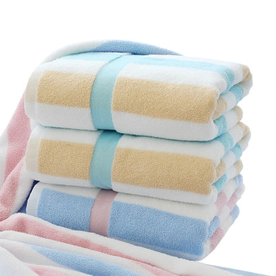 聚盛恒远条纹柔软不掉毛毛巾JM-1983F