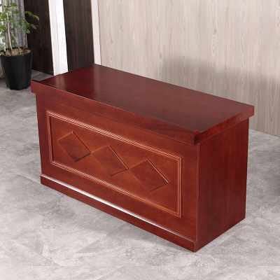 易企采 1.8米办公桌 油漆会议桌 领导演讲桌 培训桌 演讲台 会议发言桌 主持人发言台