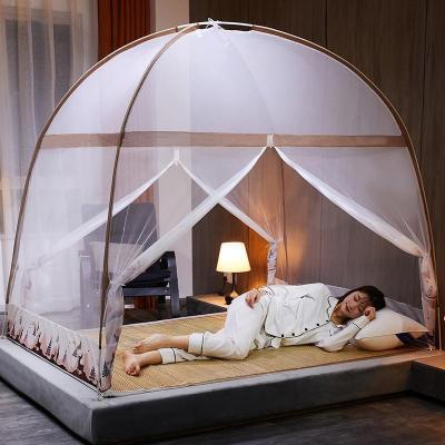 美帮汇免安装蒙古包加高加密有底蚊帐1.5m双人1.8m家用1.2m床学生宿舍