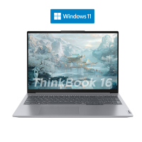 ThinkPad联想ThinkBook 16 04CD 2024款 锐龙版 16英寸2.5K屏 120Hz 商务办公大学生 AI笔记本电脑 定制:R7-8745H 64G 2T