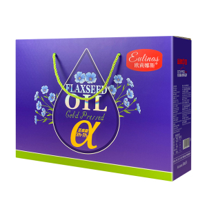 亚麻籽油500mlx4瓶礼盒装冷榨一级食用油 2000ml