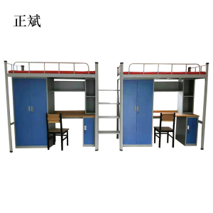 正斌厂家直销多功能组合床学生公寓床员工上下铺双人位连体组合床方管 4500*2000*900 一套