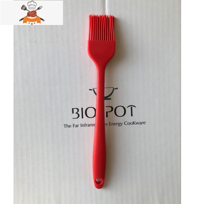 厨房可高温牛排软刷硅胶刷 甜品刷 蛋糕油刷 料理酱汁烧烤刷油刷 敬平 红色