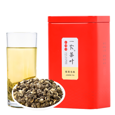 一农茶叶特种茉莉花茶茉莉龙珠150g罐装 特种造型茶花茶花草茶