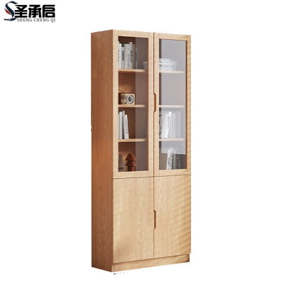 圣承启 木质书柜 两门台