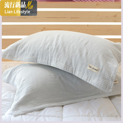 棉麻新款公主风夏季尺寸粗布加大加厚枕巾老粗布纯色老婆一对四季 三维工匠