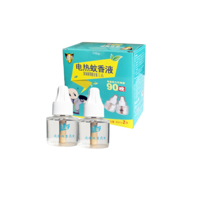 健字电热蚊香液2瓶装 30盒