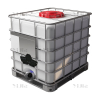 翌嘉YJ40621016吨桶水桶塑料桶白色全新料柴油桶 1吨