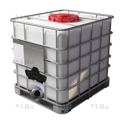 翌嘉YJ40621016吨桶水桶塑料桶白色全新料柴油桶 1吨