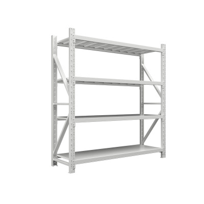 臻远 ZY-KLP-08轻型仓储货架 1500*500*2000 灰白色