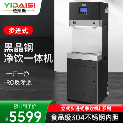 意黛斯(YIDAISI)商用直饮机立式步进式开水器公司学校直饮水机RO反渗透净水器YDSAGK-60L/5RO一开一净
