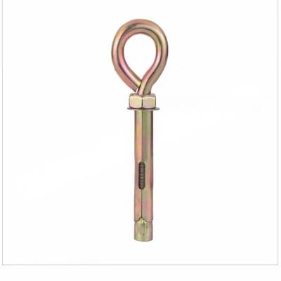 JIBIN/继彬 厂标 羊眼圈膨胀螺栓 碳钢 4.8级 镀彩锌 M12×120 个