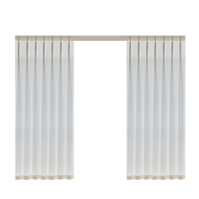 植巾 CL530 1M*2.7M 雪纺 窗帘 1.00 米/片 (计价单位:片) 白色