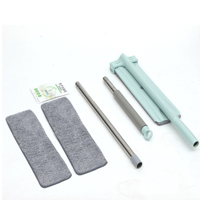 懒人平板拖把2019新款家用旋转单把免手洗洗衣机夹板拖把抖音