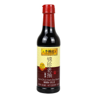 李锦记(LEE KUM KEE)锦珍老抽500ml*2 非转基因酱油0添加防腐剂调味品拌饭凉拌炒菜酱油500ml