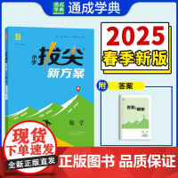 25春小学拔尖新方案 数学四年级4年级下·江苏教育版 通成城学典