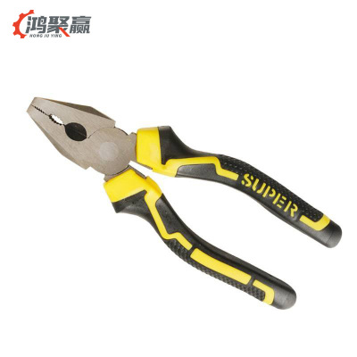 鸿聚赢 钢丝钳 6英寸 黑黄色 把