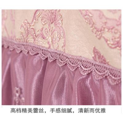 家柏饰(CORATED)欧式布艺冰箱盖布冰箱罩单开双开冰箱防尘罩洗衣机罩盖巾