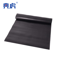 典虎 绝缘地垫 黑色条纹3mm*1.5m*10m 卷