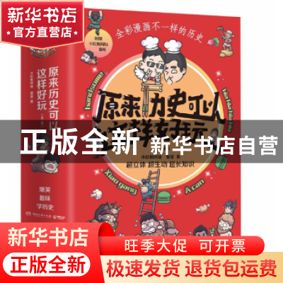正版 原来历史可以这样好玩(全3册) 小缸和阿灿//赛雷 湖南文艺