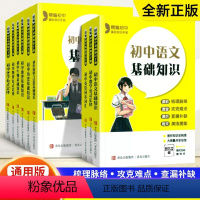 初中基础知识手册全套9册 初中通用 [正版]精编初中基础知识手册语文数学英语物理化学生物政治历史地理公式定律同步词汇7-