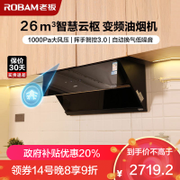 老板(Robam)油烟机 26m³侧吸式单烟机 抽油烟机 吸油烟机挥手智控免拆洗 自营家用烟机油烟机29A8CS