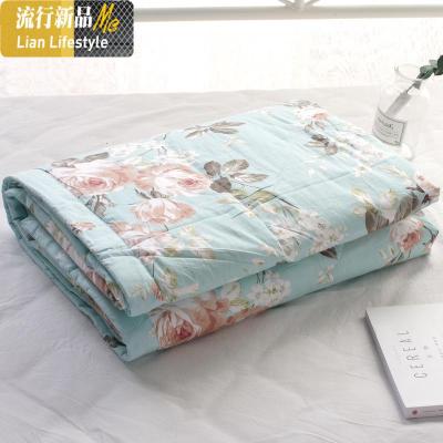 里外棉夏凉被棉春秋被夏季薄被子可水洗棉花被单人空调被双人 三维工匠