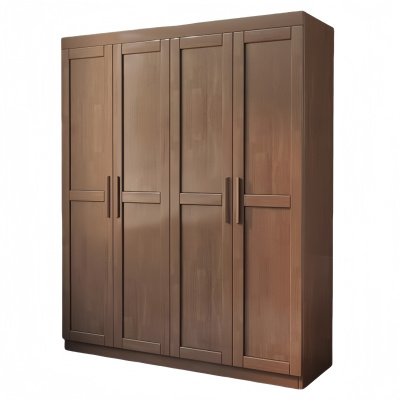 悦兴诚四门实木衣柜160*56*196cm台