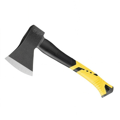 铁洋 包塑柄斧头 斧子 黄色关公柄 800g 把
