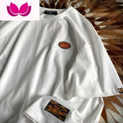 七斓美式ins短袖T恤男夏季新款迷彩潮牌半袖圆领宽松上衣