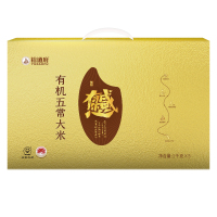 裕道府感恩有你系列礼盒有机五常大米5kg优质一等粳米有机认证GB/T19266会客访友甄选礼盒
