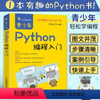 [正版]青少年Python编程入门 编程从入门到实战数据分析零基础自学教程书计算机基础小甲鱼机器语言程序设计patho