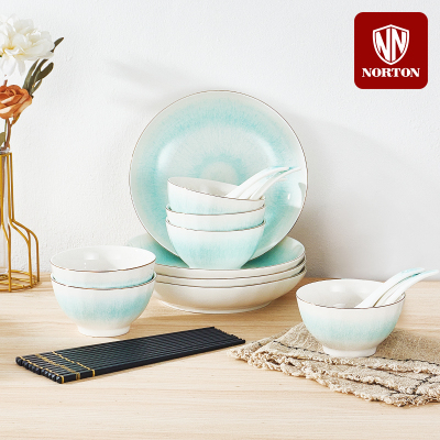 诺顿NORTON 春悦花开陶瓷餐具套装 (22件套) 6R-CYHK022