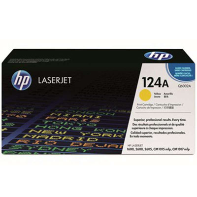 惠普 HP Q6002A 黄色硒鼓 124A 适用1600 2600 2605系列 CM10115 CM1017 黄色