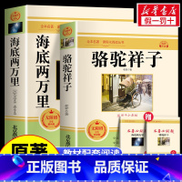 海底+骆驼 [正版]任意两本限价29.8七年级下册必读全套2册 海底两万里和骆驼祥子原著书老舍初中版儒勒凡尔纳初一学生课