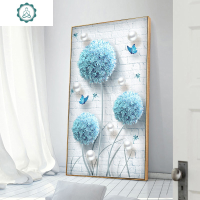 5d钻石画满钻2020新款花卉小幅点砖贴钻十字绣简单绣客厅简约卧室封后圆钻满钻80x130-多30%钻