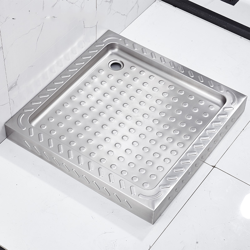 不锈钢耐磨淋浴房底盘浴室闪电客淋浴房底座正方形邮轮房车床车洗澡