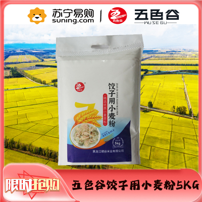 五色谷饺子用小麦粉新包装5KG