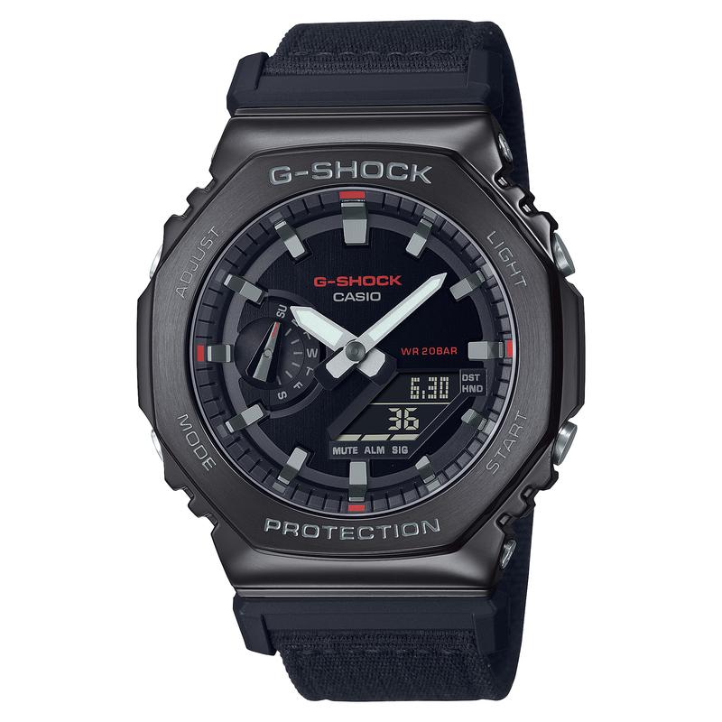卡西欧(CASIO)金属树脂表带石英手表男表耐用时尚休闲商务多功能运动手表