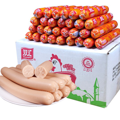 双汇(Shuanghui) 鸡肉肠870g(58gx20支) 香肠休闲火腿肠热狗台式肉类零食小吃烧烤肠