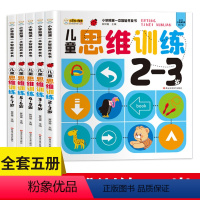 [正版]儿童思维训练2-3-4-5-6-7岁共5本 幼儿左右脑全脑开发游戏书专注力训练逻辑思维培养玩具书学前幼儿园记忆