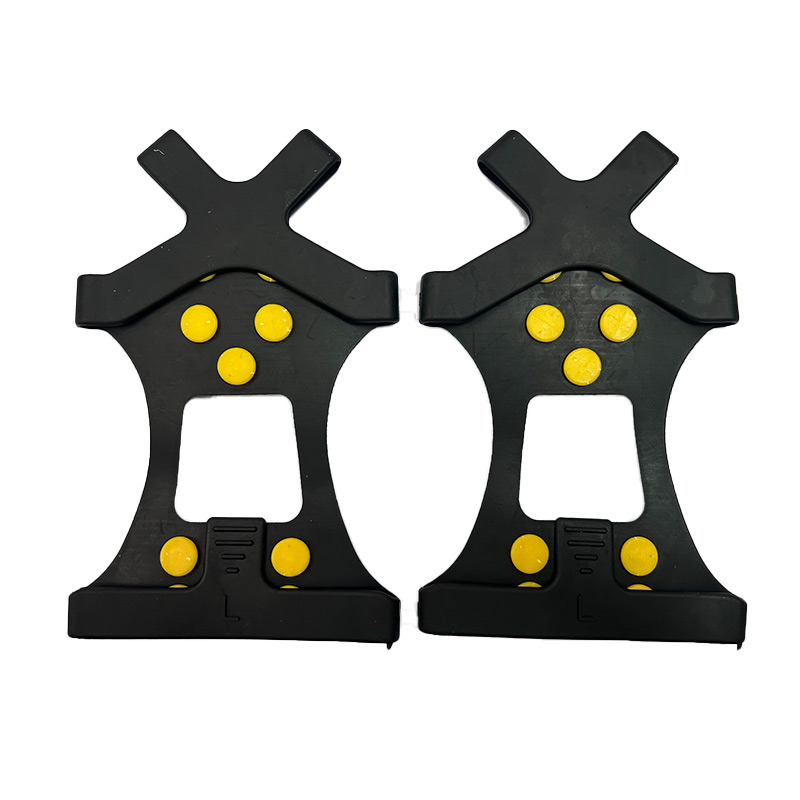 泉嵊 防滑鞋套 冰爪 10齿-黄钉 双