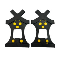 泉嵊 防滑鞋套 冰爪 10齿-黄钉 双