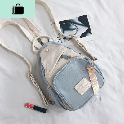 胸包女2020新款百搭韩版斜挎运动小背包ins双肩包女迷你小包两用NEW LAKE