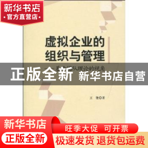 正版 虚拟企业的组织与管理:基于团队理论的视角 王能 中国社