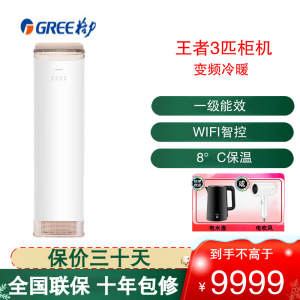 格力(GREE)空调KFR-72LW/(72518)FNhAb-B1 王者系列 3匹变频 新一级能效方圆立柜式冷暖空调