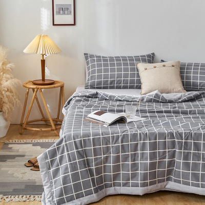 采馨 全棉印花大豆纤维夏凉被A系列 150cm*200cm 条