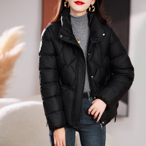 2023新款免洗棉服女短款加厚显瘦羽绒棉衣韩版宽松立领小棉袄外套_3806