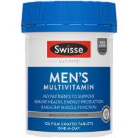 Swisse斯维诗男士复合维生素片剂120粒/瓶装 澳洲原装进口 成年男性复合维生素矿物质膳食营养补充男士营养保健