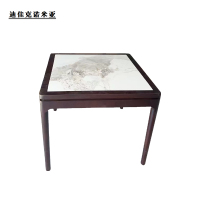 迪佳克诺米亚 方桌 实木岩板餐桌 XZ-800*800*750mm 张